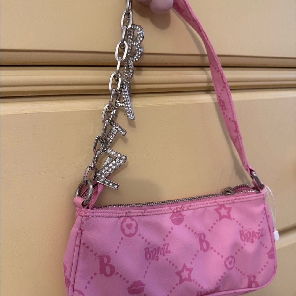 Bratz Pink Shoulder Bag with Charm